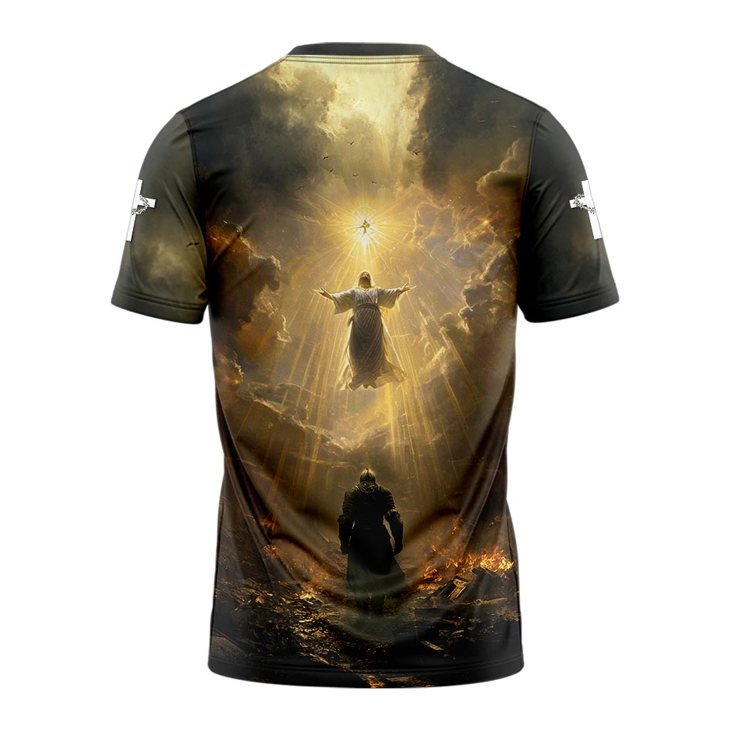 A Child Of God A Man Of Faith A Warrior Of Christ 3D TShirt