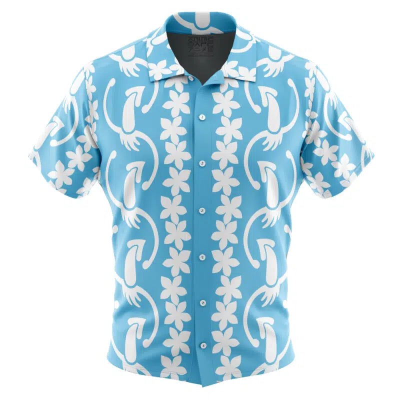 Dancing Squid Aloha Splatoon Button Up Hawaiian Shirt