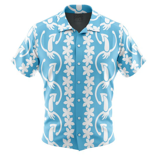 Dancing Squid Aloha Splatoon Button Up Hawaiian Shirt