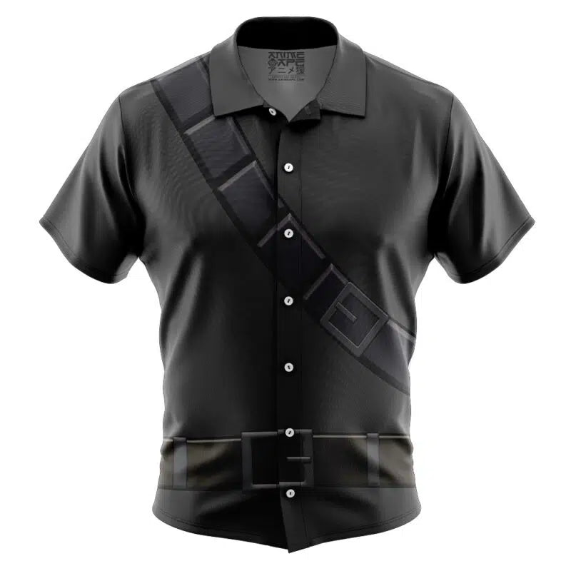 Dark Link Legend of Zelda Button Up Hawaiian Shirt