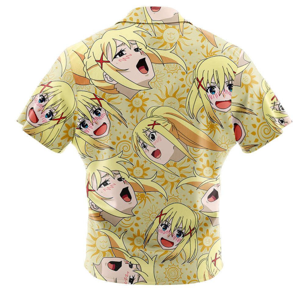 Darkness Konosuba Button Up Hawaiian Shirt