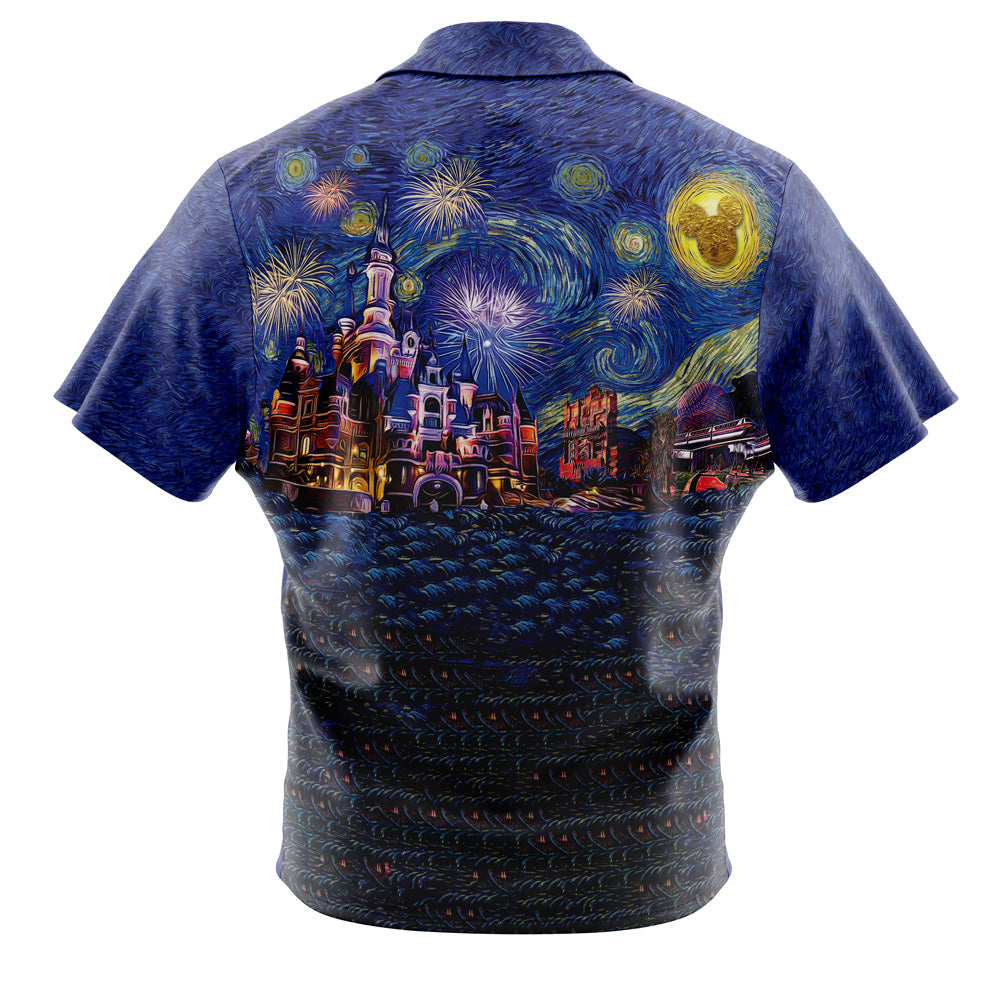 Magical Place Starry Night Button Up Hawaiian Shirt