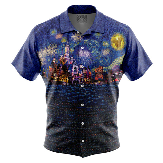 Magical Place Starry Night Button Up Hawaiian Shirt