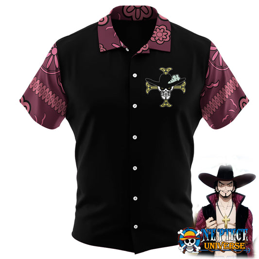 One Piece Dracule Mihawk Hawaiian Shirt For Sale | One Piece Universe Store