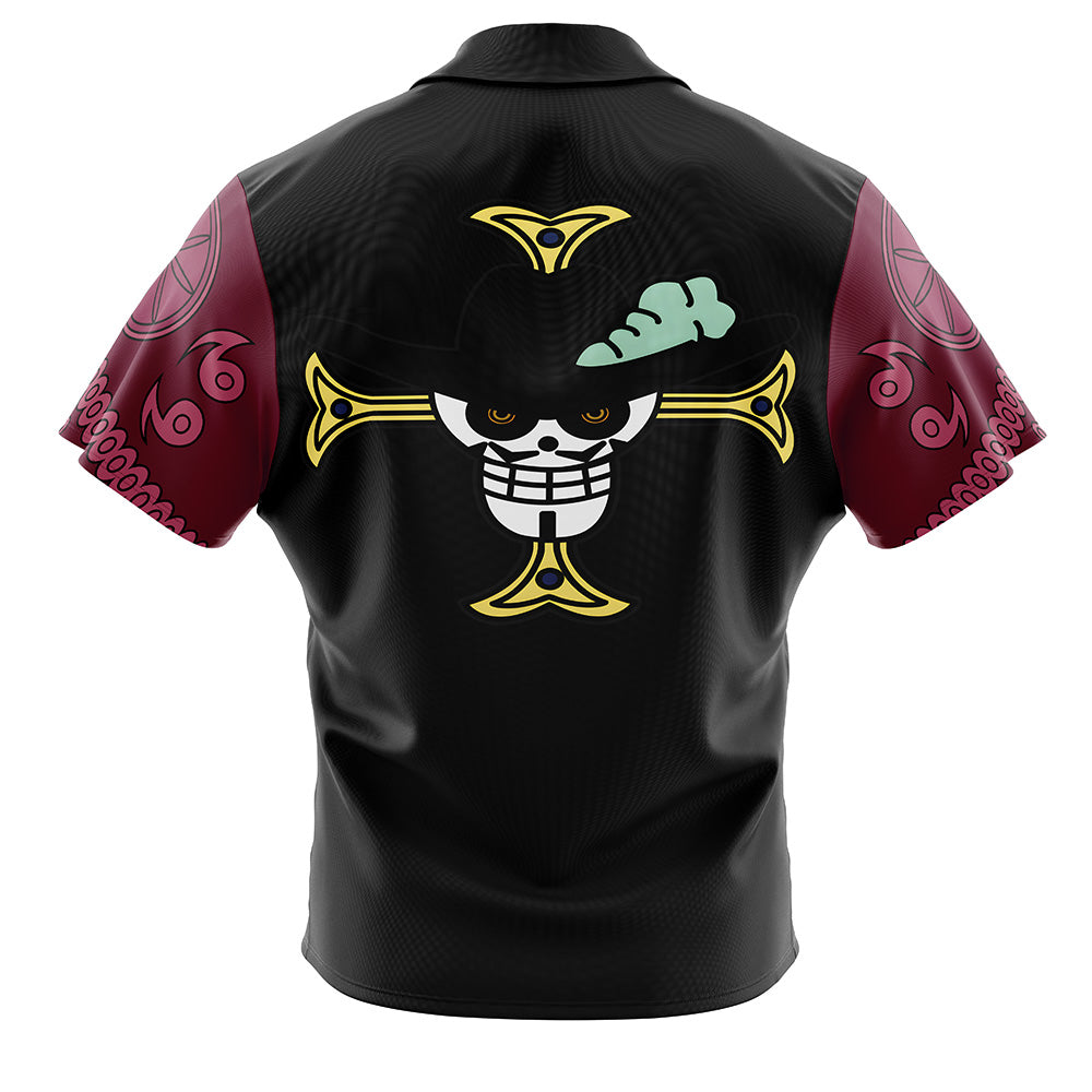 Dracule Mihawk One Piece Button Up Hawaiian Shirt