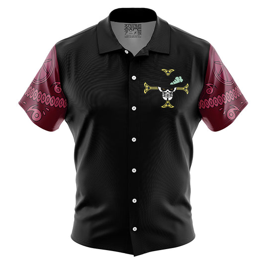 Dracule Mihawk One Piece Button Up Hawaiian Shirt
