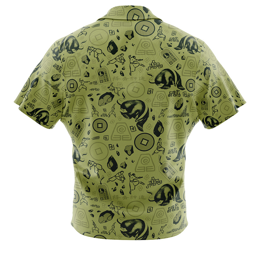 Earth Kingdom Avatar The Last Airbender Button Up Hawaiian Shirt