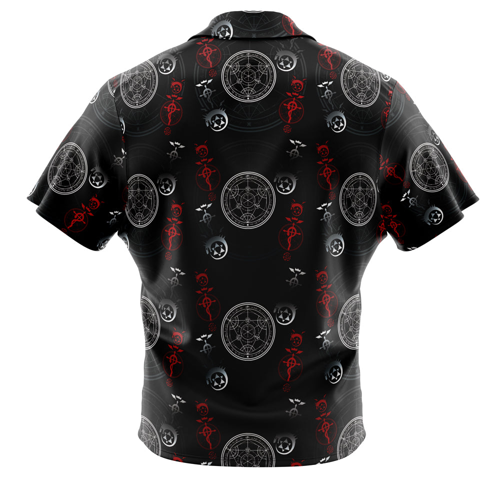 Edward Elric V1 Fullmetal Alchemist Button Up Hawaiian Shirt