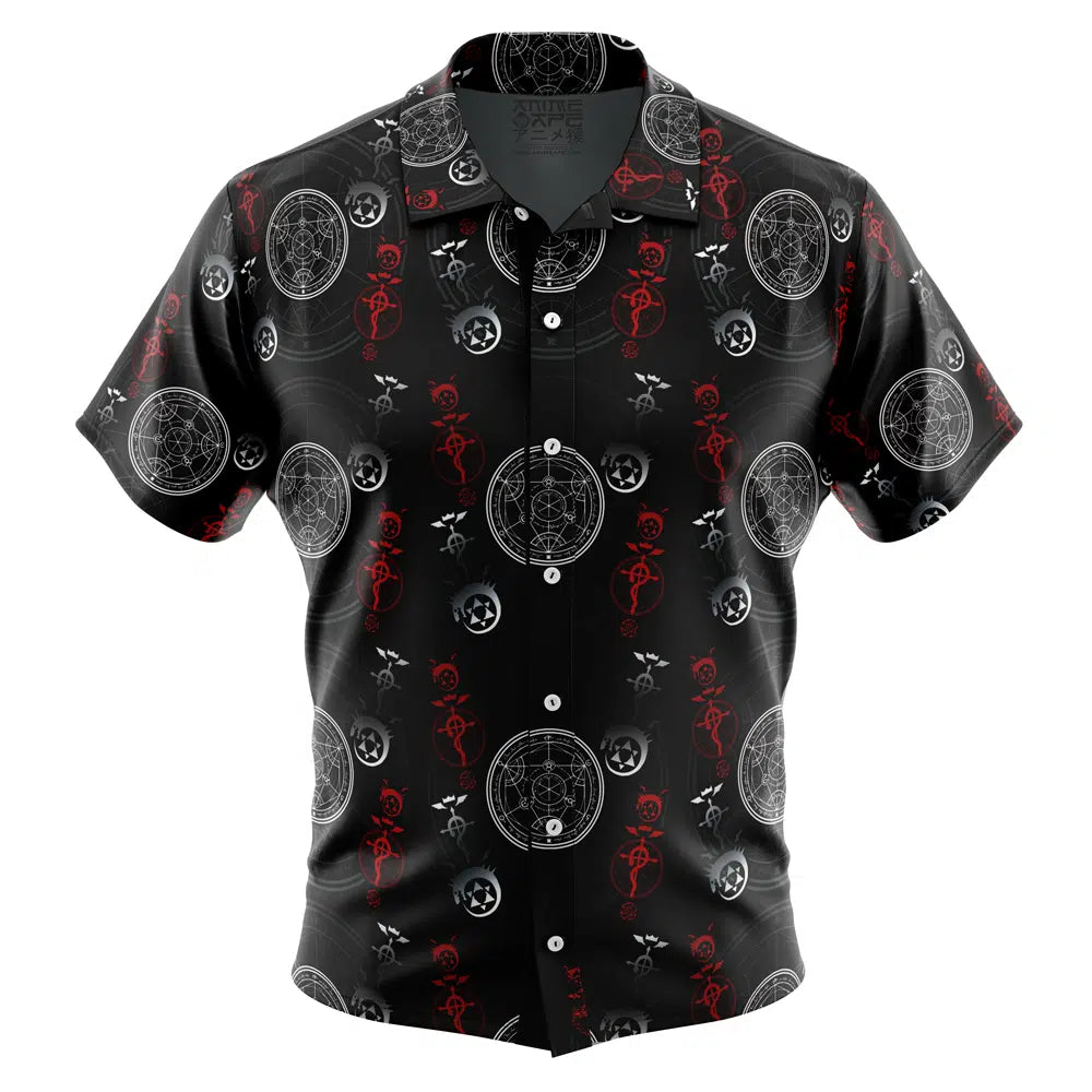 Edward Elric V1 Fullmetal Alchemist Button Up Hawaiian Shirt