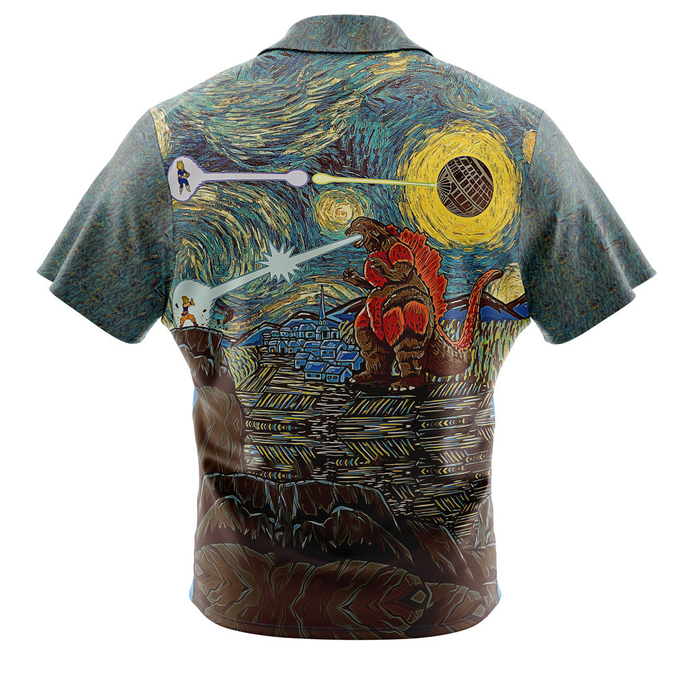 Epic Battle Dragon Ball Z Button Up Hawaiian Shirt