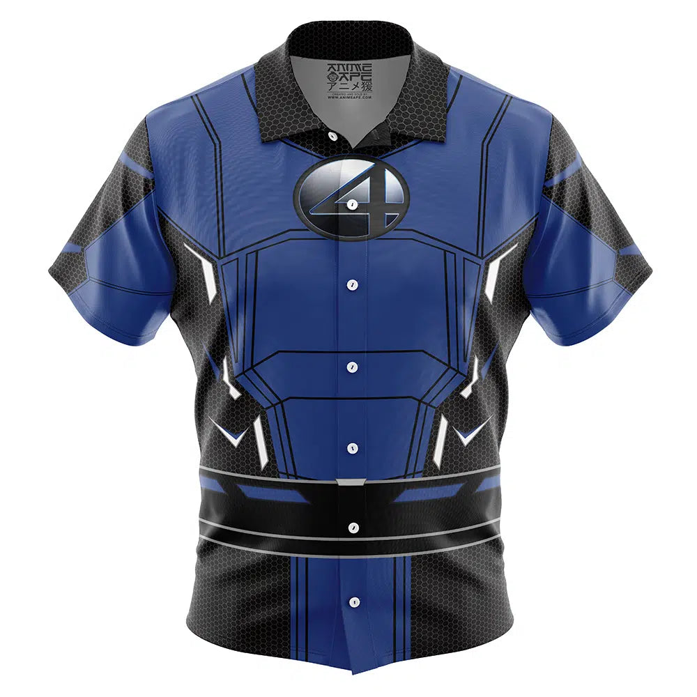 Fantastic Four Marvel Button Up Hawaiian Shirt