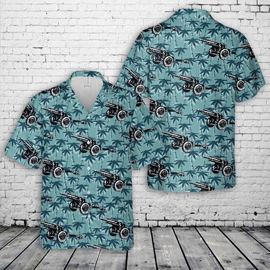 Field Artillery 105mm Howitzer Hawaiian Shirt
