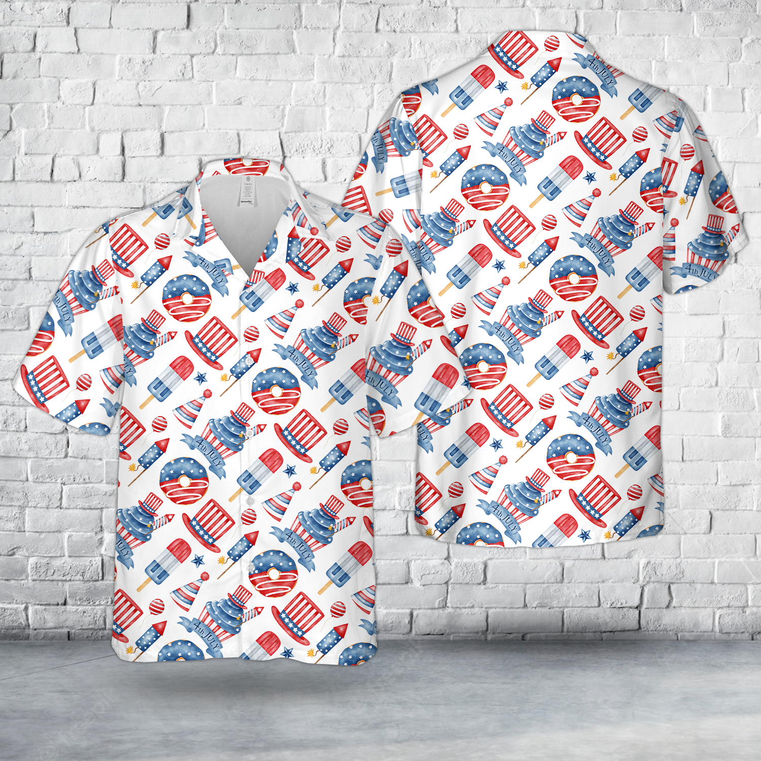 Independence Day 4th Of July Hawaiian Shirt
