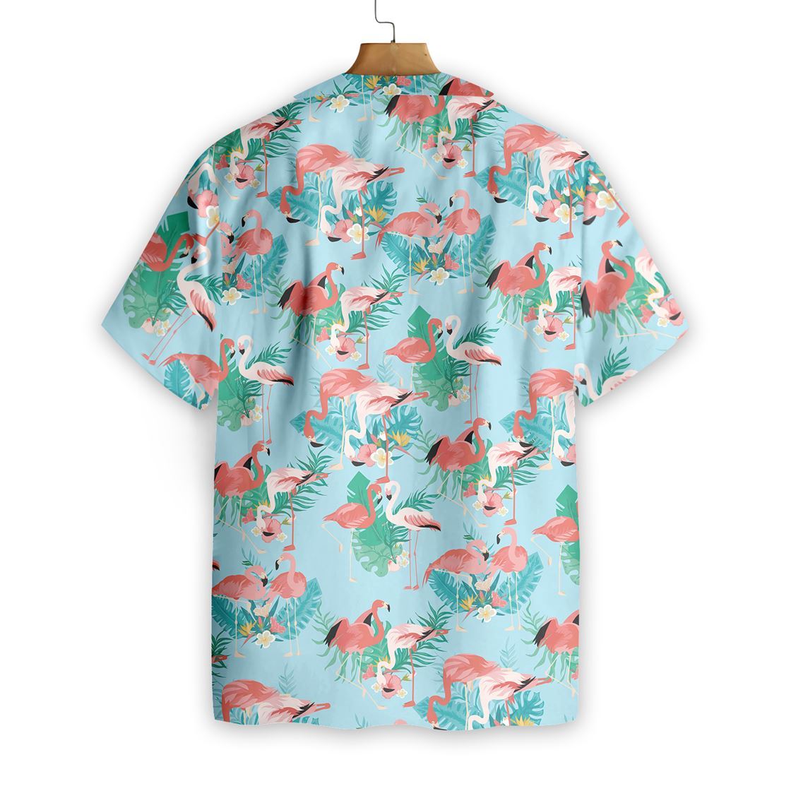 Gifury Flamingo Hawaii Shirt White Pink Flamingo Hawiian Shirt Flamingo Aloha Shirt 2023