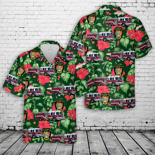 Floral Park Fire Department Hawaiian Shirt