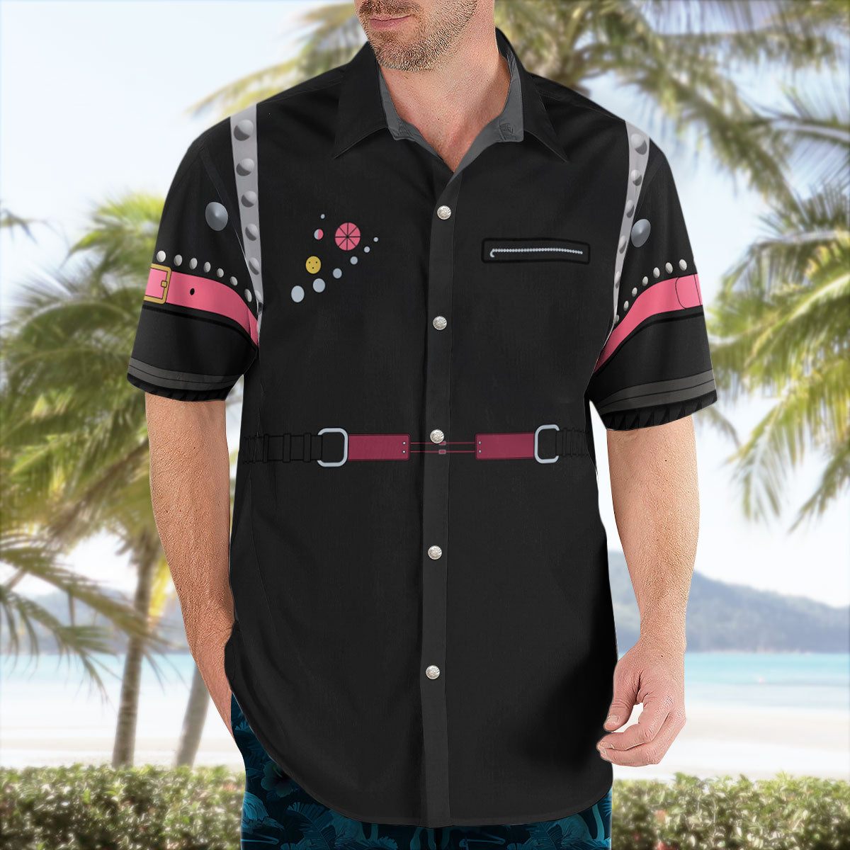 Franky Film Red Hawaiian Shirt | One Piece Universe Store