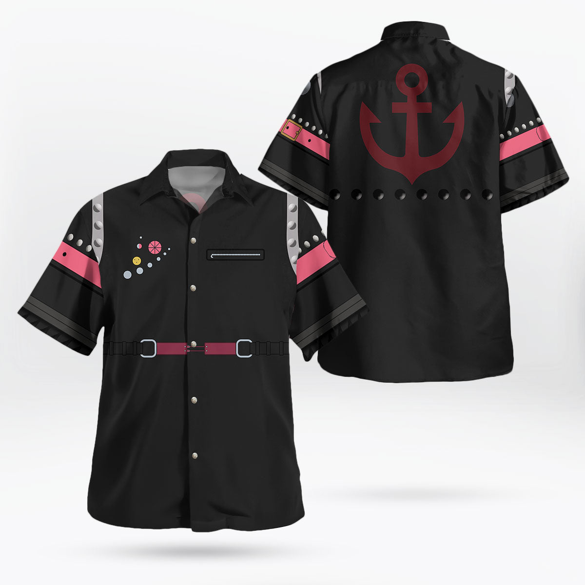 Franky Film Red Hawaiian Shirt | One Piece Universe Store