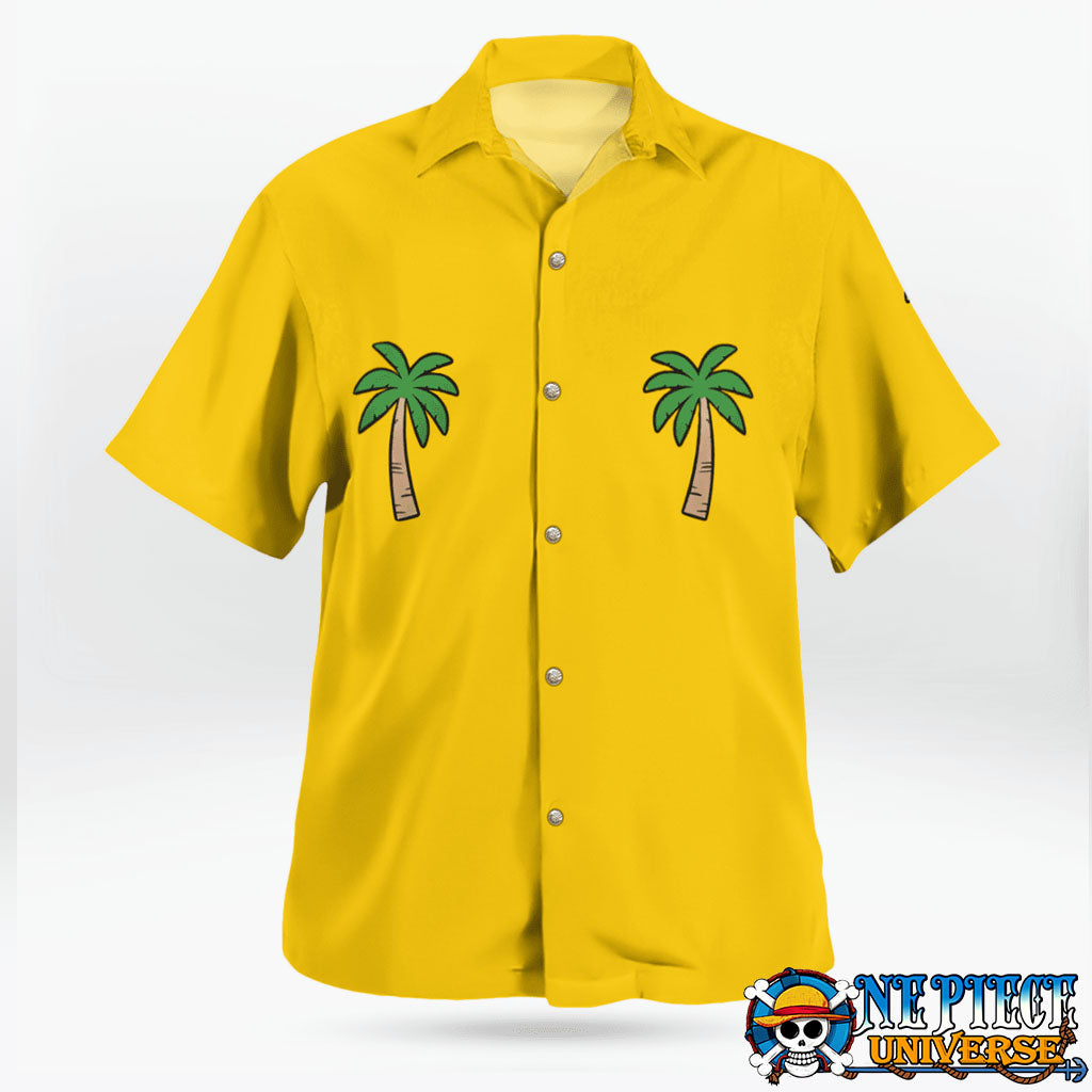 Franky One Piece Baby Hawaiian Shirt Yellow HOT | One Piece Universe Store