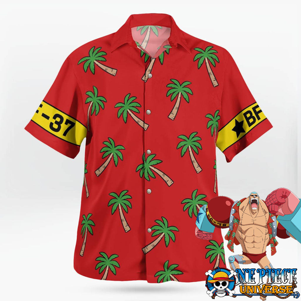 Franky Post Timeskip Hawaiian Shirt in Fish Man Island arc | One Piece Universe Store