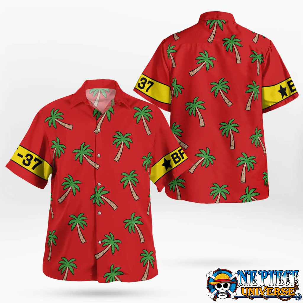 Franky Post Timeskip Hawaiian Shirt in Fish Man Island arc | One Piece Universe Store