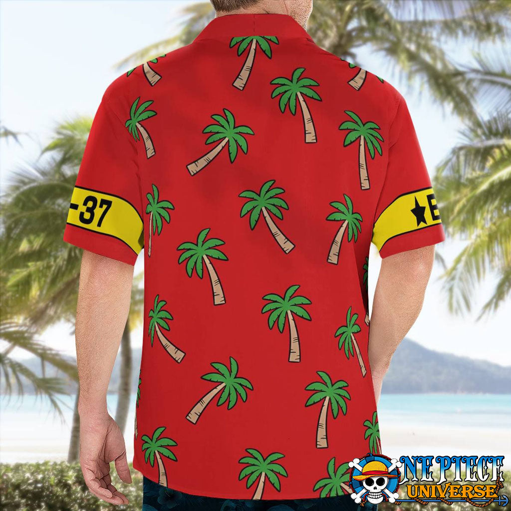 Franky Post Timeskip Hawaiian Shirt in Fish Man Island arc | One Piece Universe Store