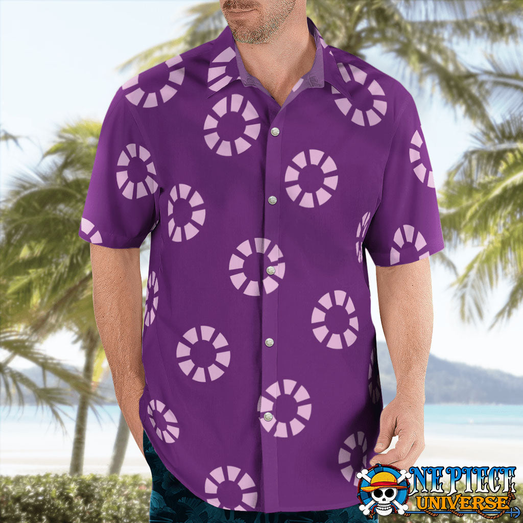 Button Up Franky Sabaody Hawaiian Shirt Outfit | One Piece Universe Store