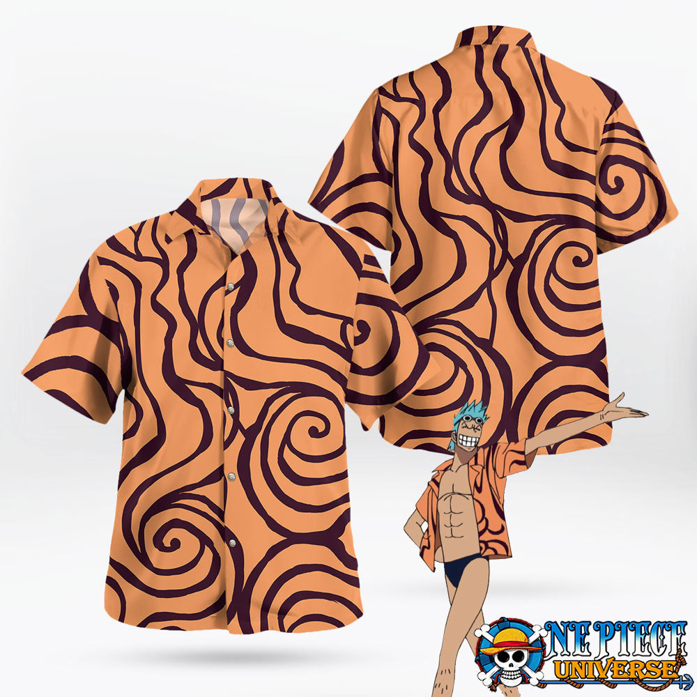 Island Young Franky at age 26 Hawaiian Shirt Pattern Cool | One Piece Universe Store