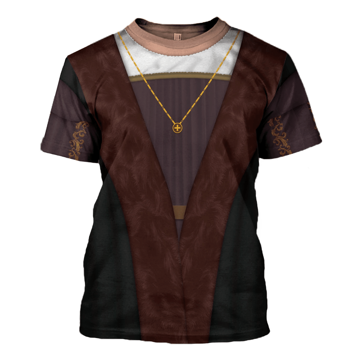 Historical Hoodie Explorer Christopher Columbus Costume T-shirt Brown Unisex