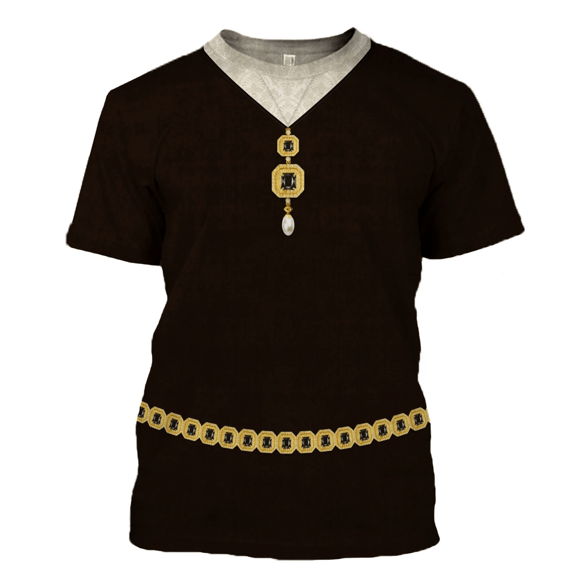 Historical Hoodie Maria Tudor Monarch of England Costume T-shirt Black Unisex