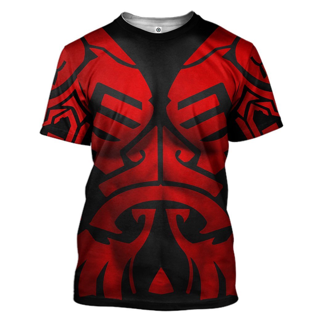 Stwa Darth Maul Cosplay T-Shirts For Men