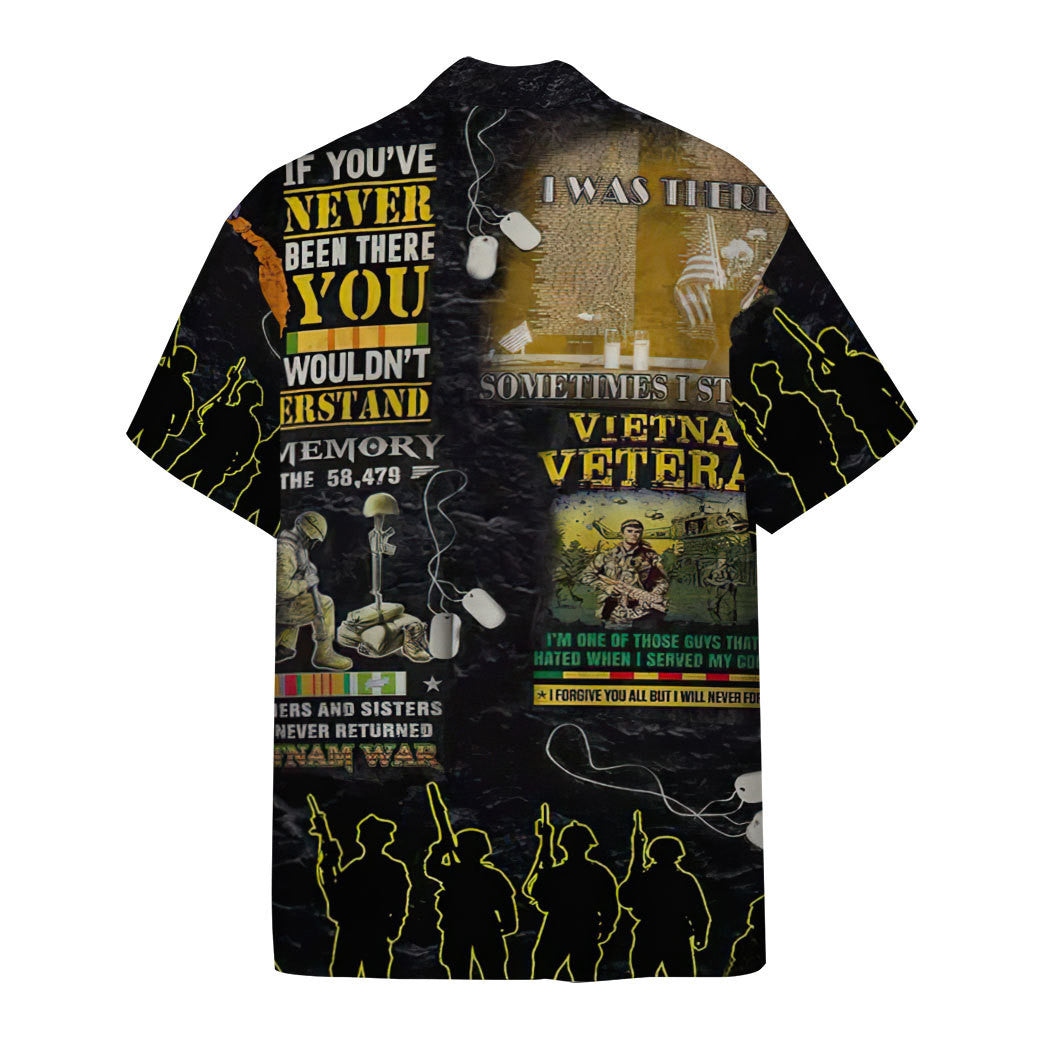 NoClaws Veteran Hawaii Shirt If You Never Been There You Wouldnt Understand Aloha Shirt Black Yellow Unisex