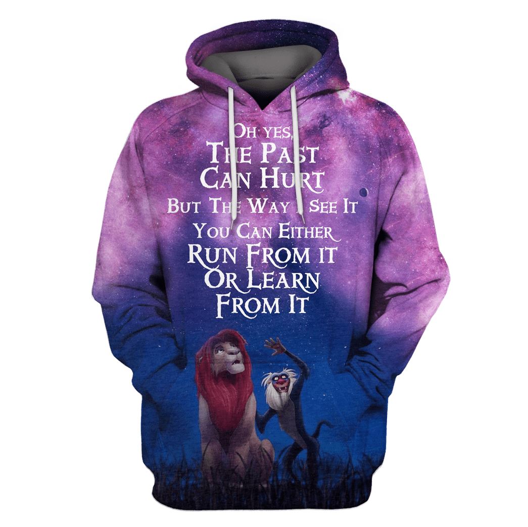 LK Hoodie DN You Can Learn From It Hoodie Pink Blue Unisex