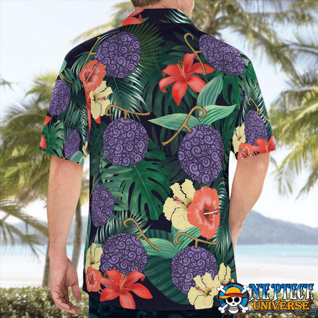 Gomu Gomu no Mi Hawaiian Shirt Colorful Cosplay | One Piece Universe Store