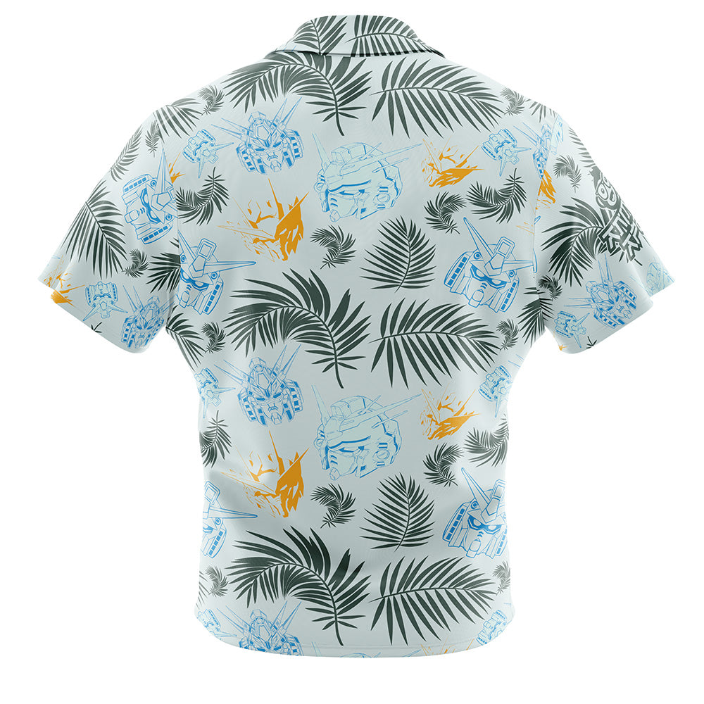 Gundam Mobile Suit Button Up Hawaiian Shirt