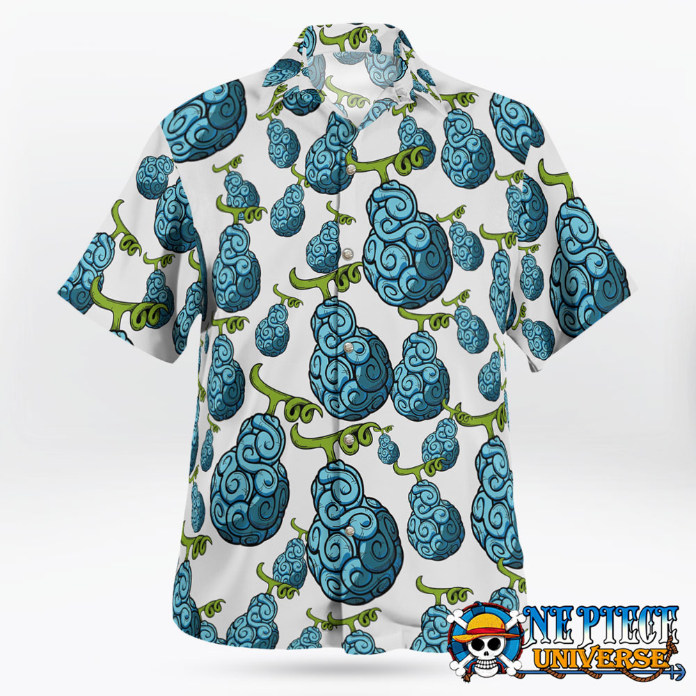 Gura Gura No Mi One Piece Button Up Hawaiian Shirt | One Piece Universe Store