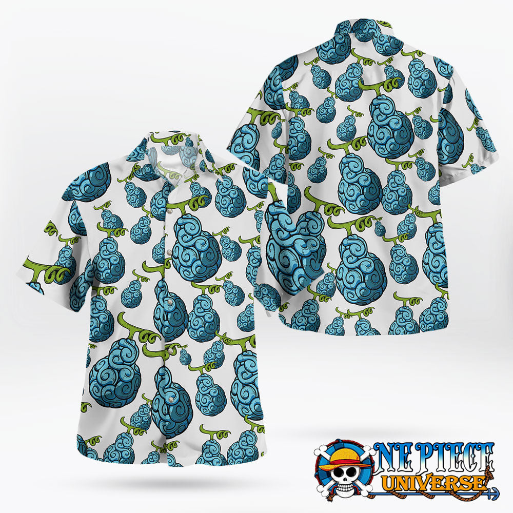 Gura Gura No Mi One Piece Button Up Hawaiian Shirt | One Piece Universe Store