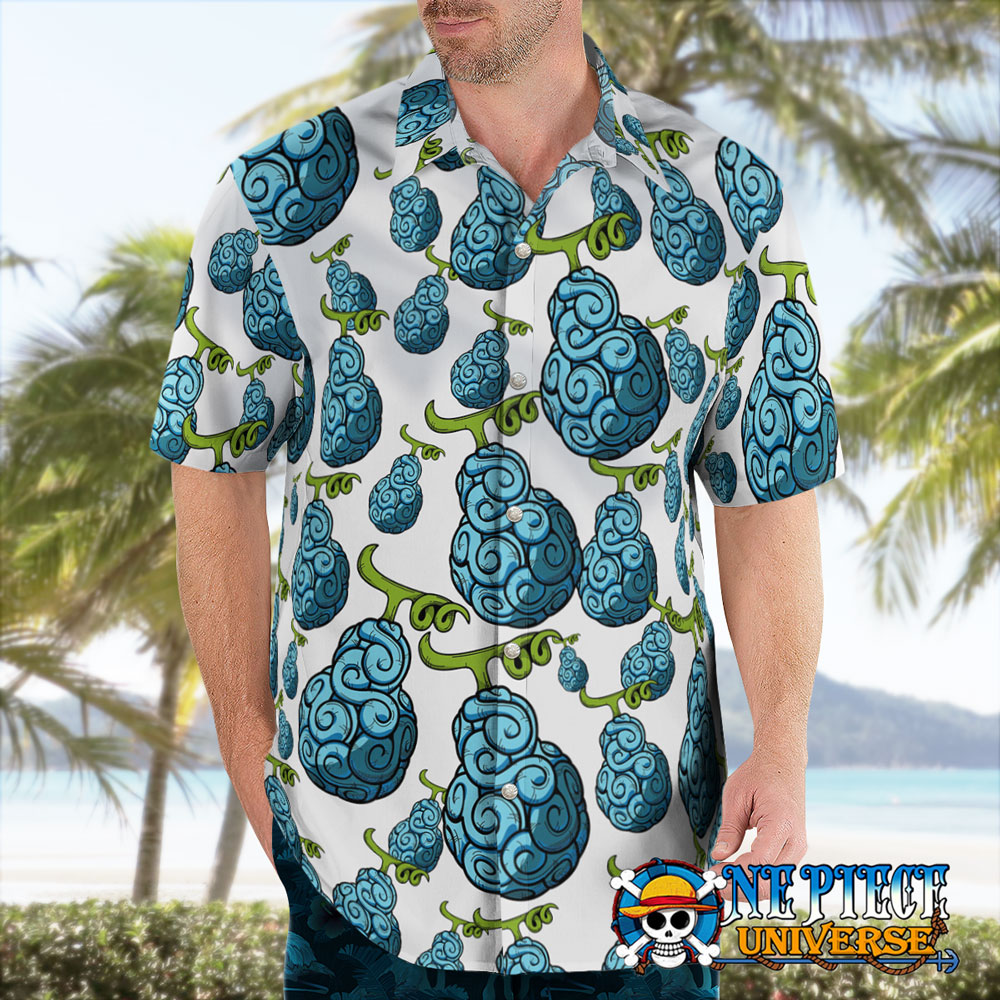 Gura Gura No Mi One Piece Button Up Hawaiian Shirt | One Piece Universe Store