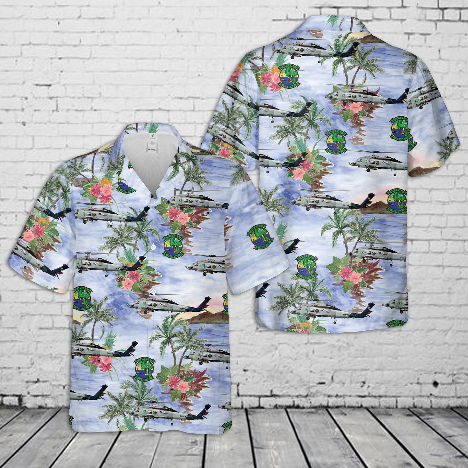 HSL-48 Vipers SH-60B Hawaiian Shirt
