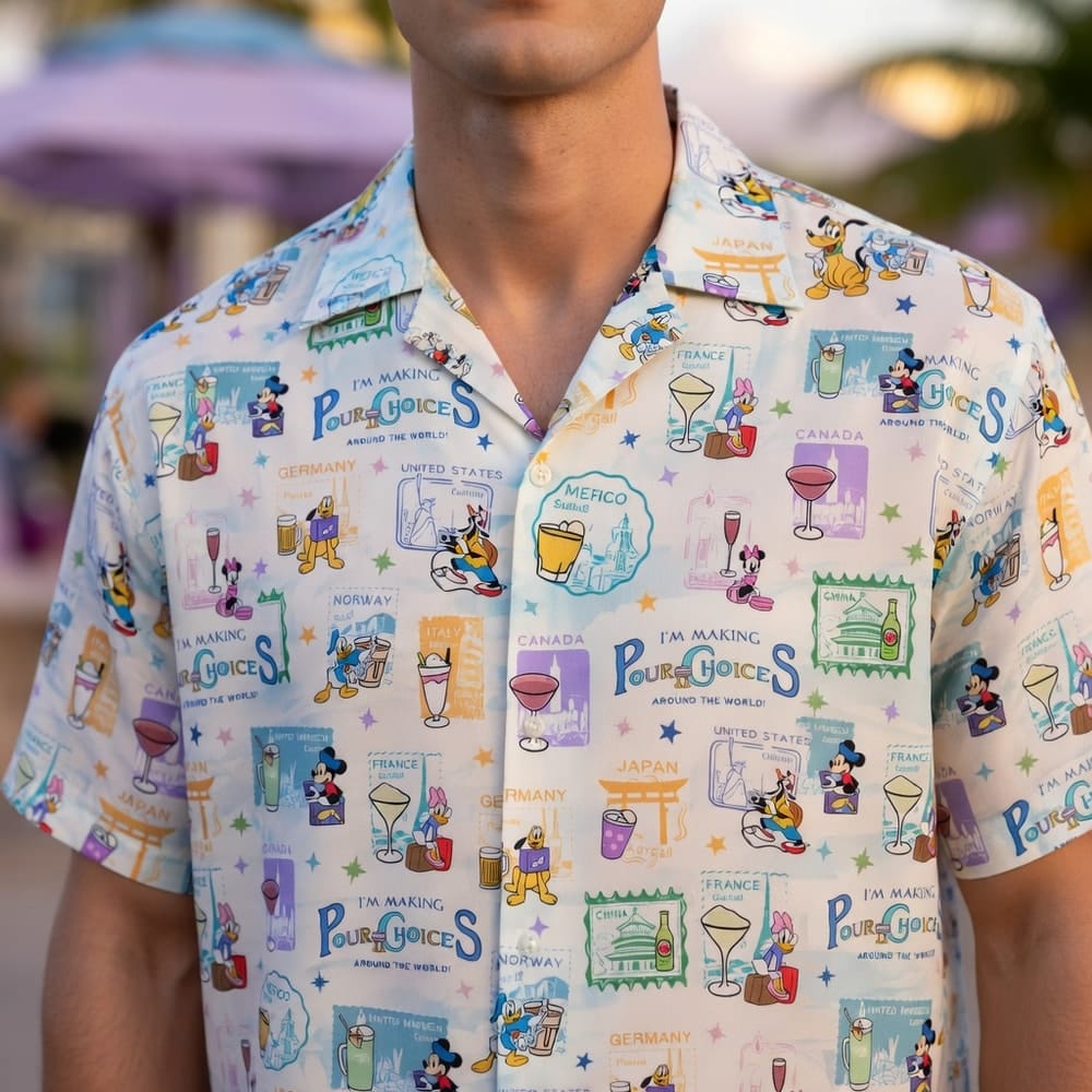 I'm Making Pour Choices Around The World Hawaiian Shirt World Park Mouse & Friends - HW0O5LUGT