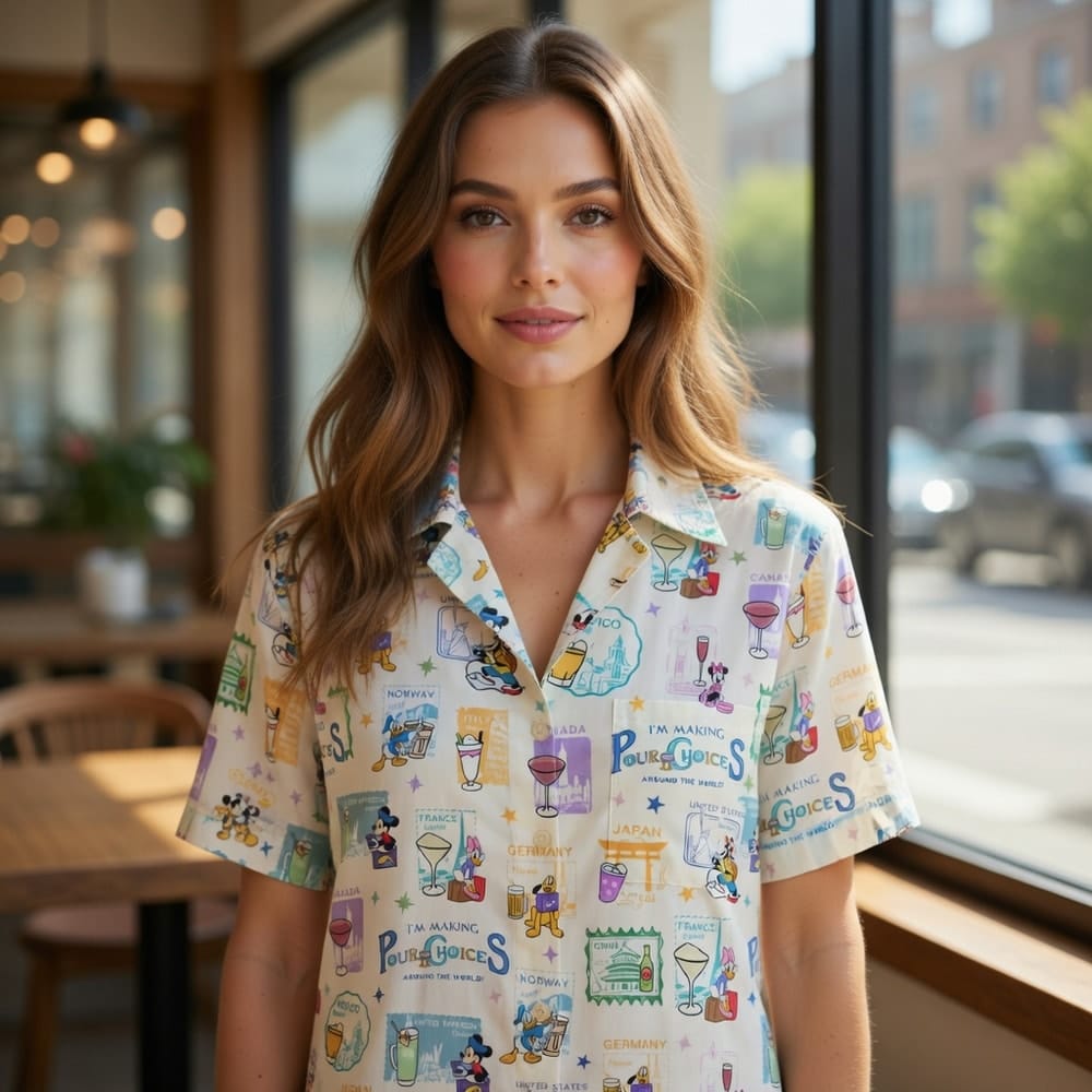 I'm Making Pour Choices Around The World Hawaiian Shirt World Park Mouse & Friends - HW0O5LUGT