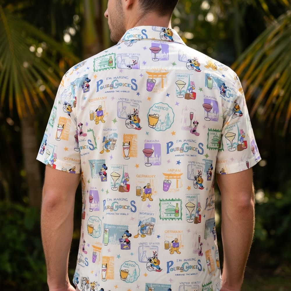 I'm Making Pour Choices Around The World Hawaiian Shirt World Park Mouse & Friends - HW0O5LUGT