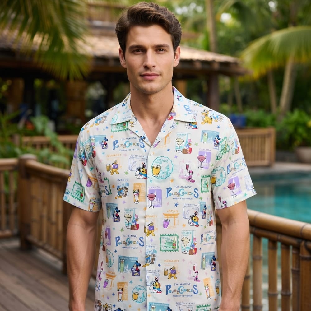 I'm Making Pour Choices Around The World Hawaiian Shirt World Park Mouse & Friends - HW0O5LUGT