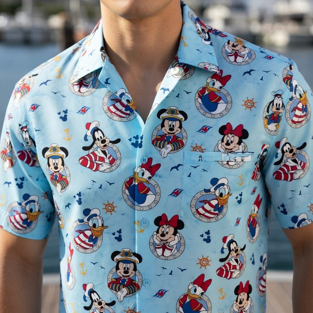 Cruise Vacation Mouse Duck Lady Duck Silly Dog Hawaiian Shirt - HW1I1UAY2