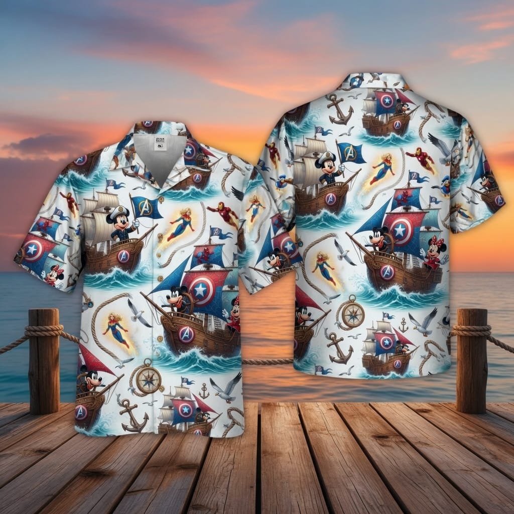 Heroes Premium Hawaiian Shirt - Mouse Shield Hero Collection - HW1VPPI001
