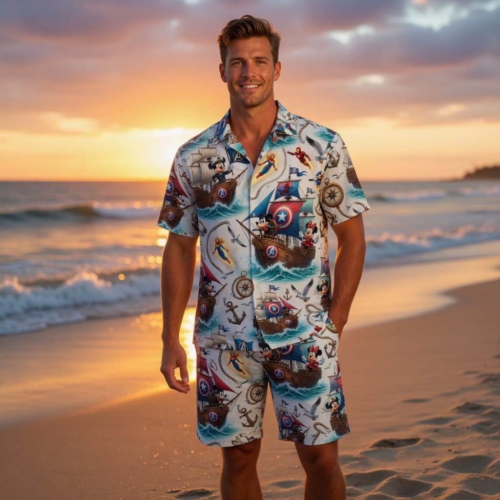 Heroes Premium Hawaiian Shirt - Mouse Shield Hero Collection - HW1VPPI001