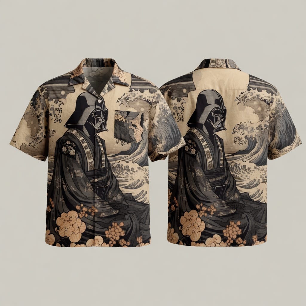 Dark Lord Great Wave Premium Hawaiian Shirt - Aloha Style - HW4OIWK001