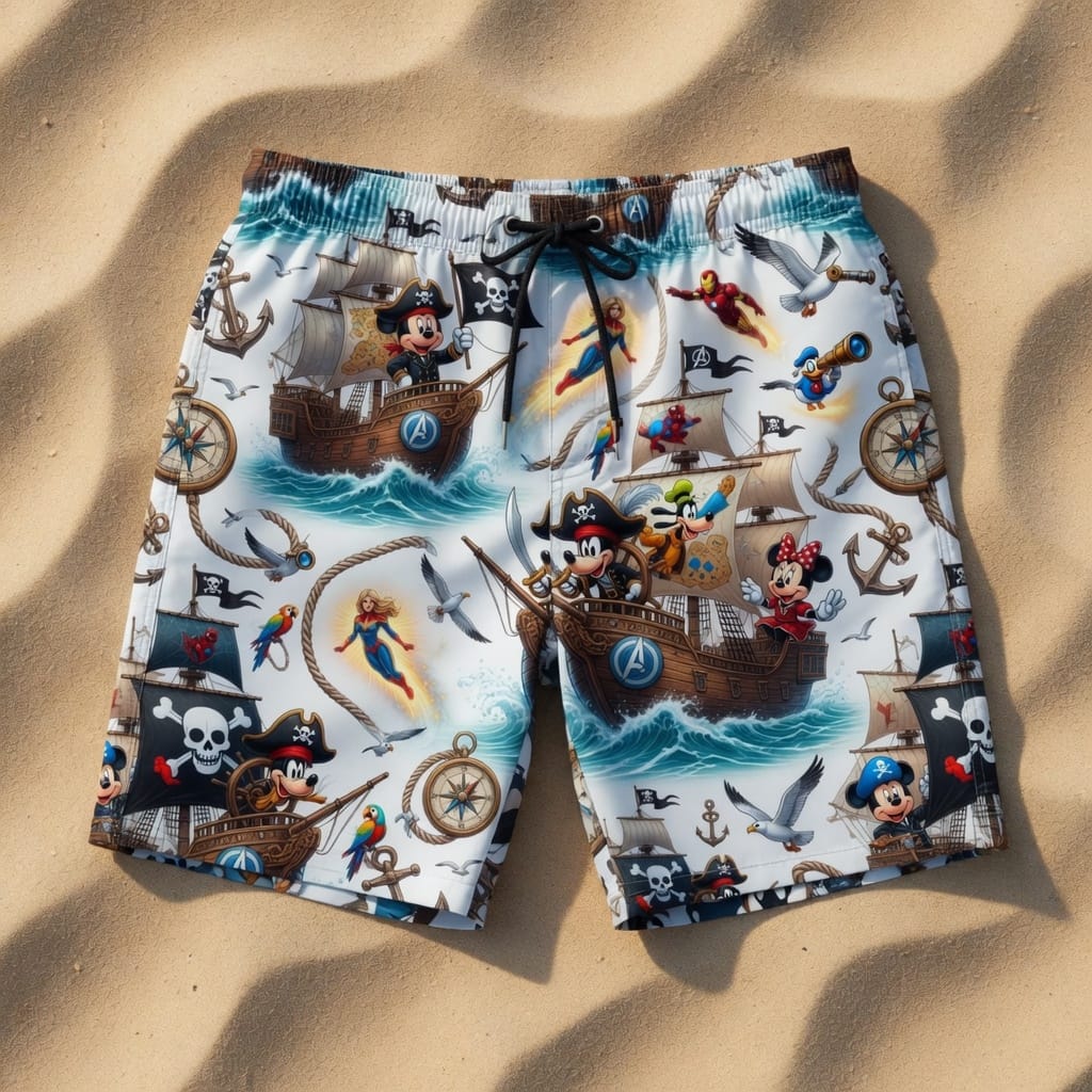 Mouse Pirate Premium Hawaiian Shirt - Men's - HW68A9N001