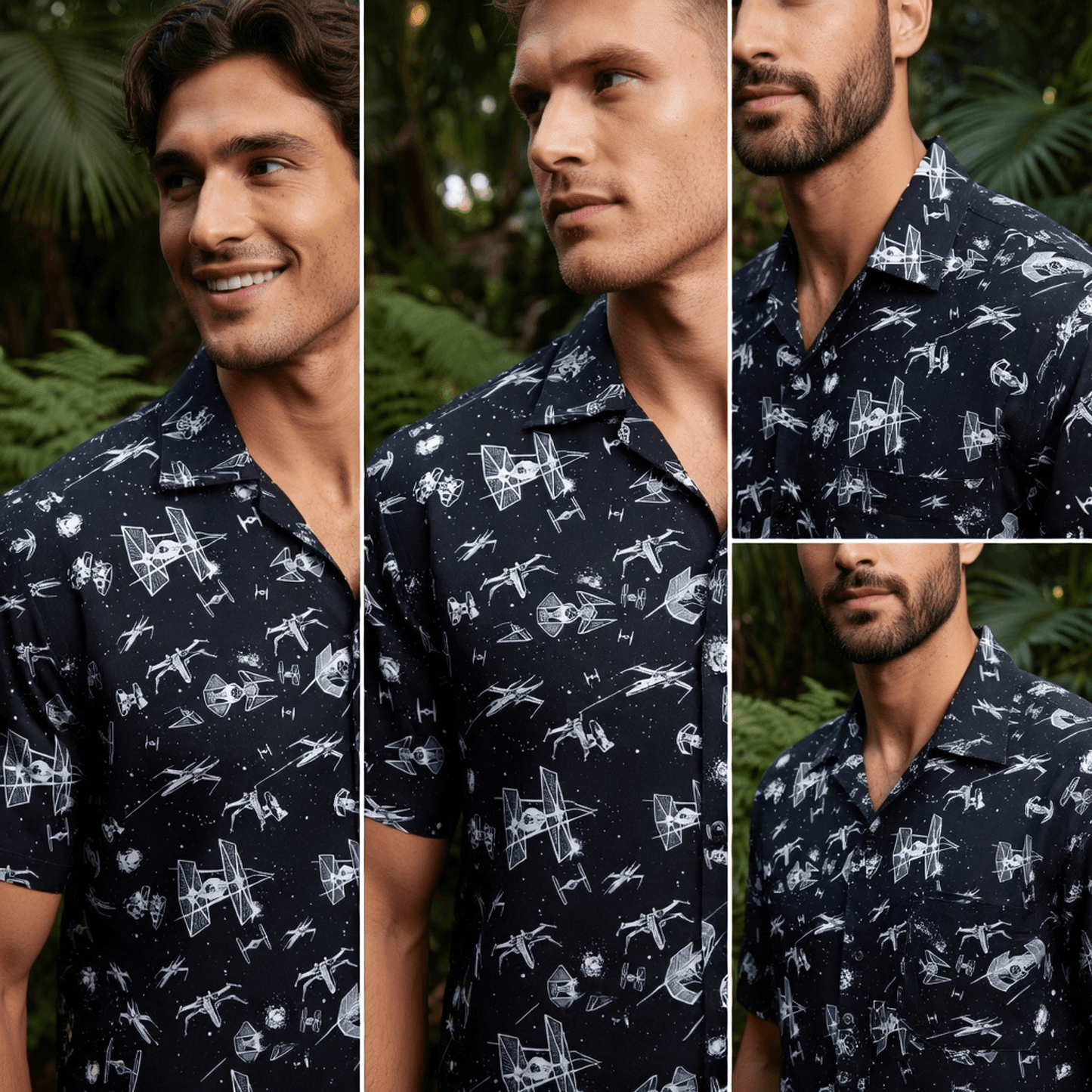 Galactic Spaceship Premium Hawaiian Shirt - Galaxy Aloha - HW7AHGB001