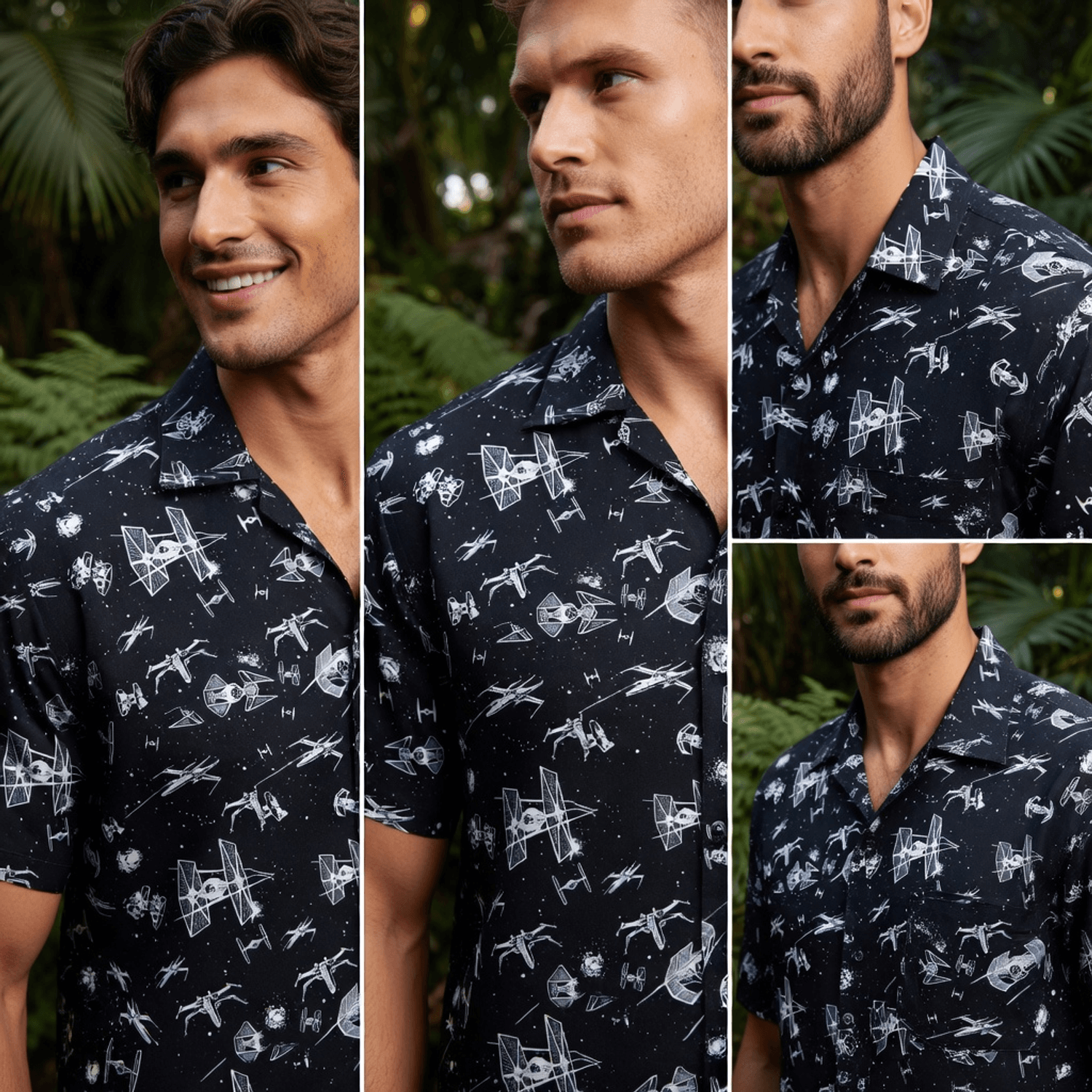 Galactic Spaceship Premium Hawaiian Shirt - Galaxy Aloha - HW7AHGB001