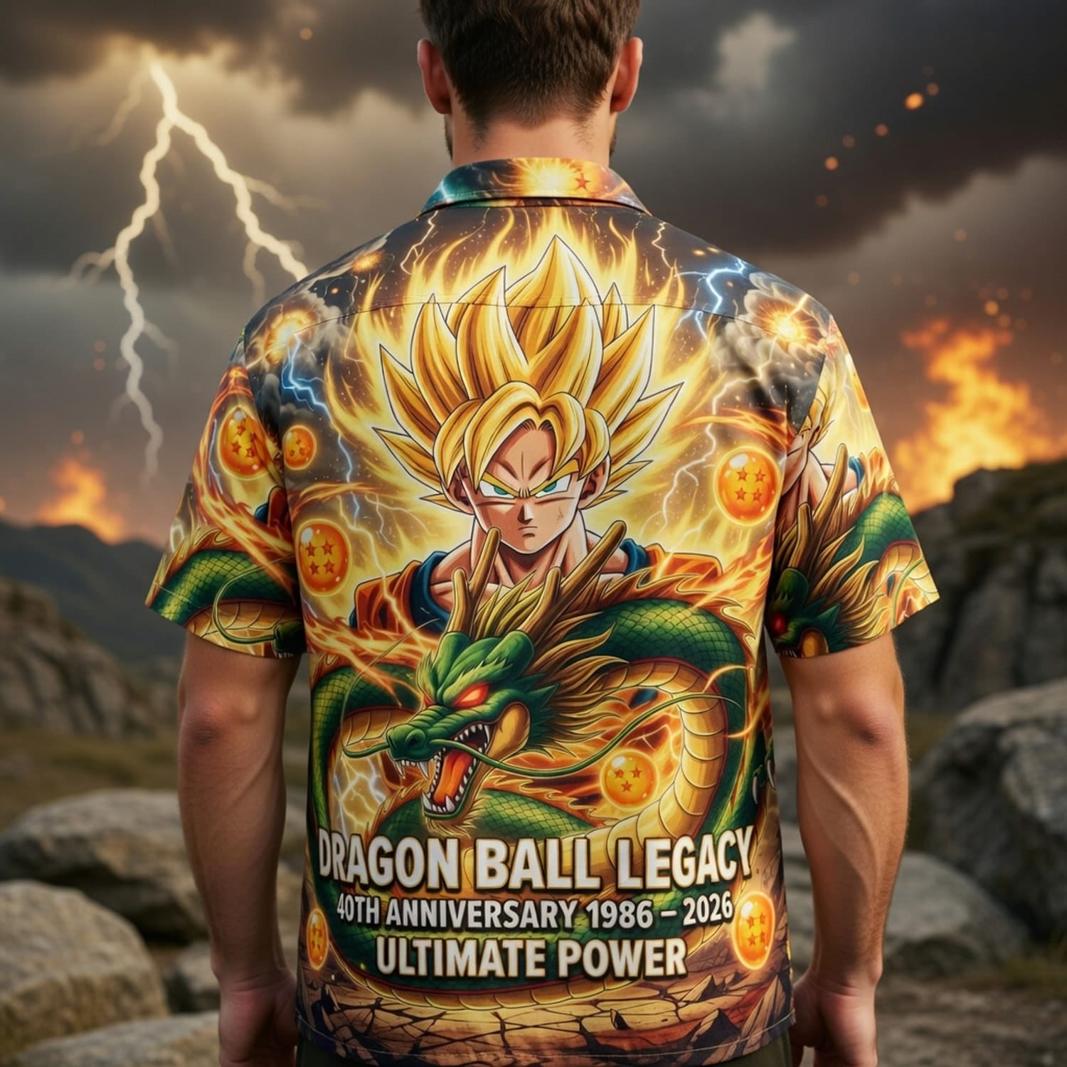 Anime Warrior Legacy 40th Anniversary Premium Hawaiian Shirt - HW7OLY7RC